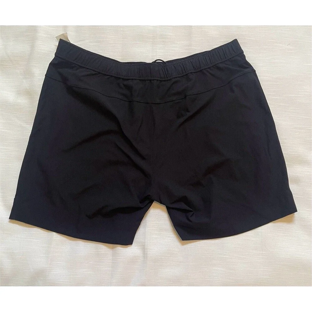 Vince Men Modern Pull-On Jogger Short In Black Sz XL New